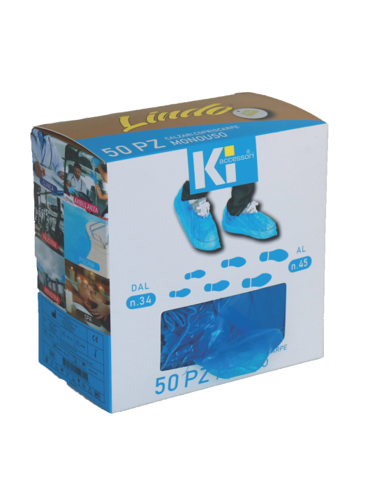 50 Calzari Monouso Lindo in PE